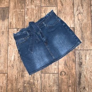 Denim Mini Skirt